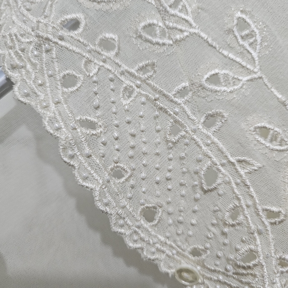 Marconi beaded lace sheer cottage core - Picture 2 of 4